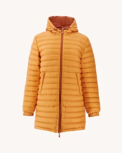 JOTT Long Reversible Down Jacket Camel/Light Camel Roma 8390 Camel / Rust Clearance