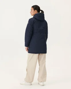 JOTT Long Reversible Down Jacket Navy/White Roma 1042 Navy / White Store