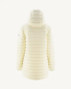 JOTT Long Reversible Down Jacket With Ecru Monogram Print/Ecru Roma 8952 Monogram Off / Off-White Online
