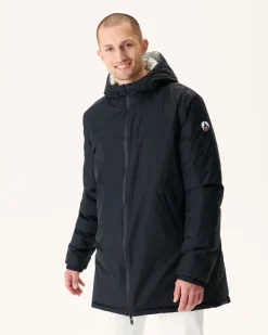 JOTT Long Reversible Hooded Down Jacket Black/Light Gray Amsterdam 9902 Black / Soft Gray Cheap