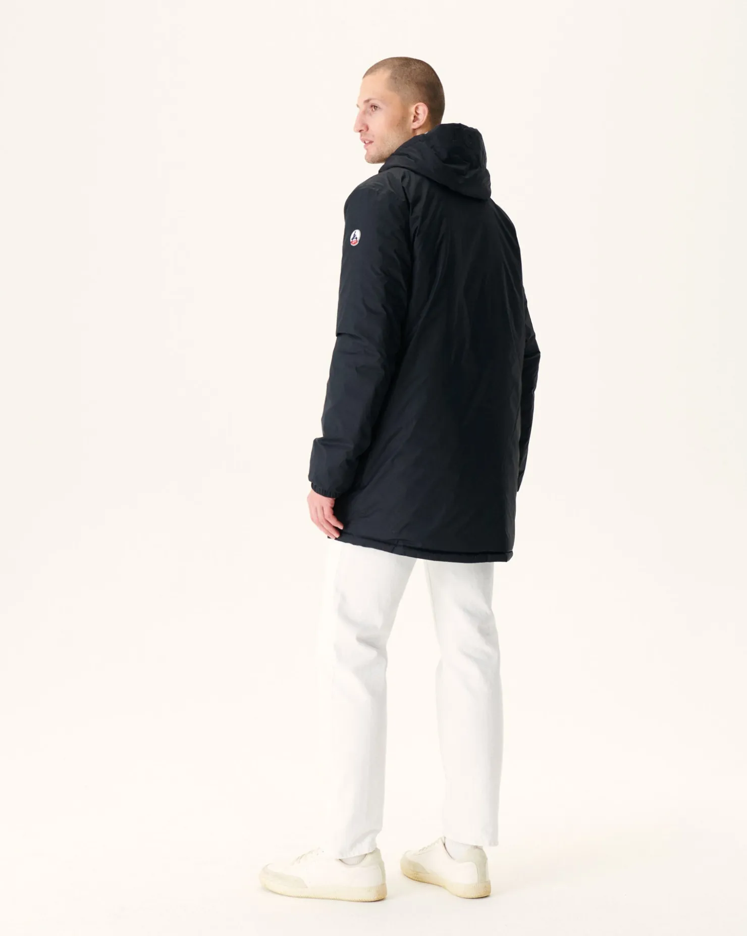 JOTT Long Reversible Hooded Down Jacket Black/Light Gray Amsterdam 9902 Black / Soft Gray Cheap