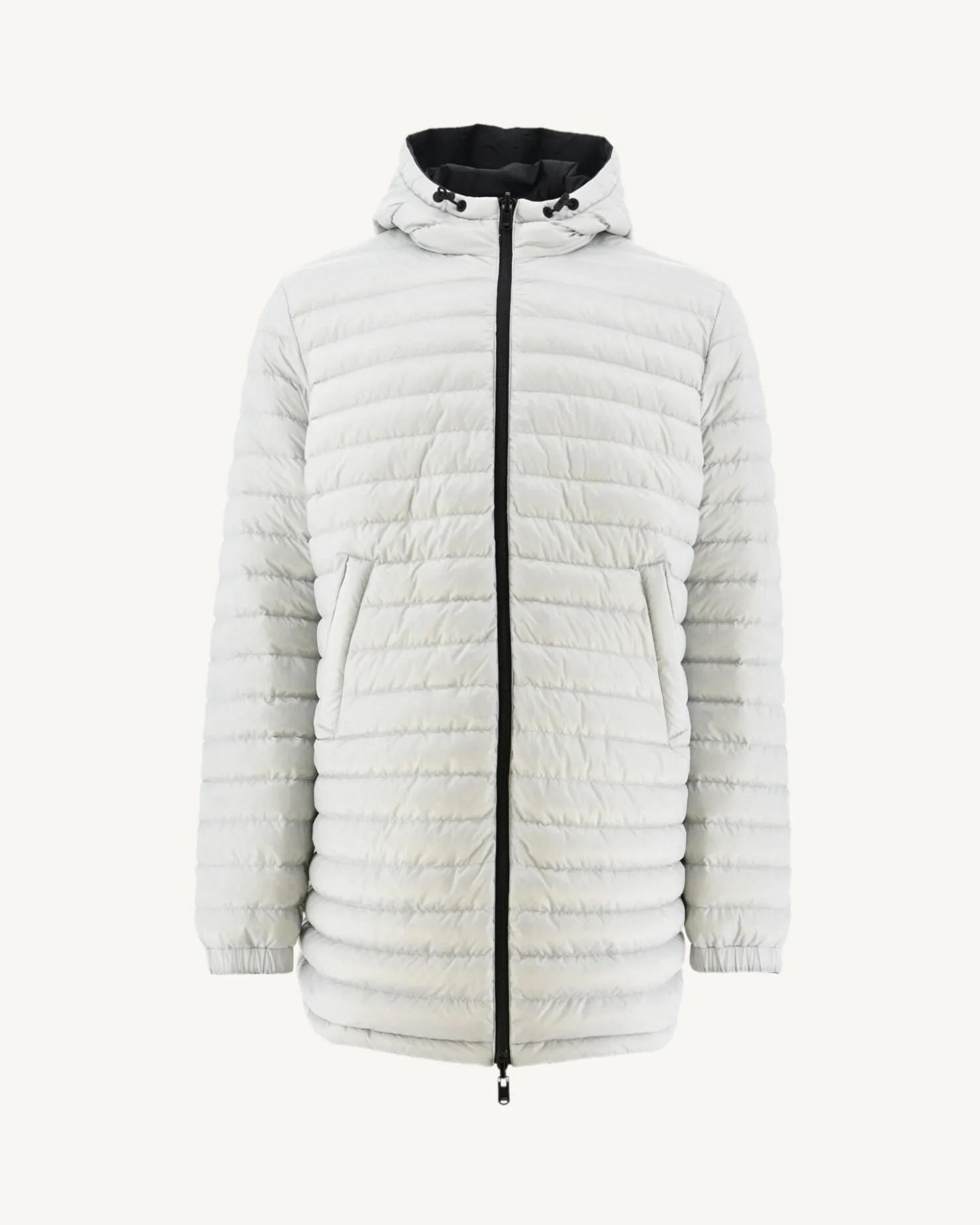 JOTT Long Reversible Hooded Down Jacket Black/Light Gray Amsterdam 9902 Black / Soft Gray Cheap