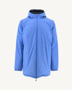 JOTT Long Reversible Hooded Down Jacket Azur/Marine Amsterdam 1830 Azure / Navy Flash Sale