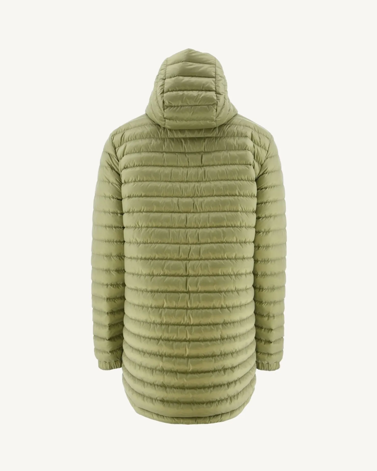JOTT Long Reversible Hooded Puffer Jacket Beige/Light Khaki Amsterdam 8040 Beige / Bush Hot