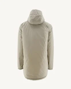 JOTT Long Reversible Hooded Puffer Jacket Beige/Light Khaki Amsterdam 8040 Beige / Bush Hot