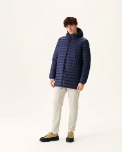 JOTT Long Reversible Hooded Puffer Jacket Marine Amsterdam 104 Marine Best
