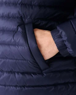 JOTT Long Reversible Hooded Puffer Jacket Marine Amsterdam 104 Marine Best