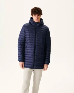 JOTT Long Reversible Hooded Puffer Jacket Marine Amsterdam 104 Marine Best
