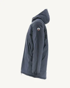 JOTT Long Reversible Hooded Puffer Jacket Marine Amsterdam 104 Marine Best
