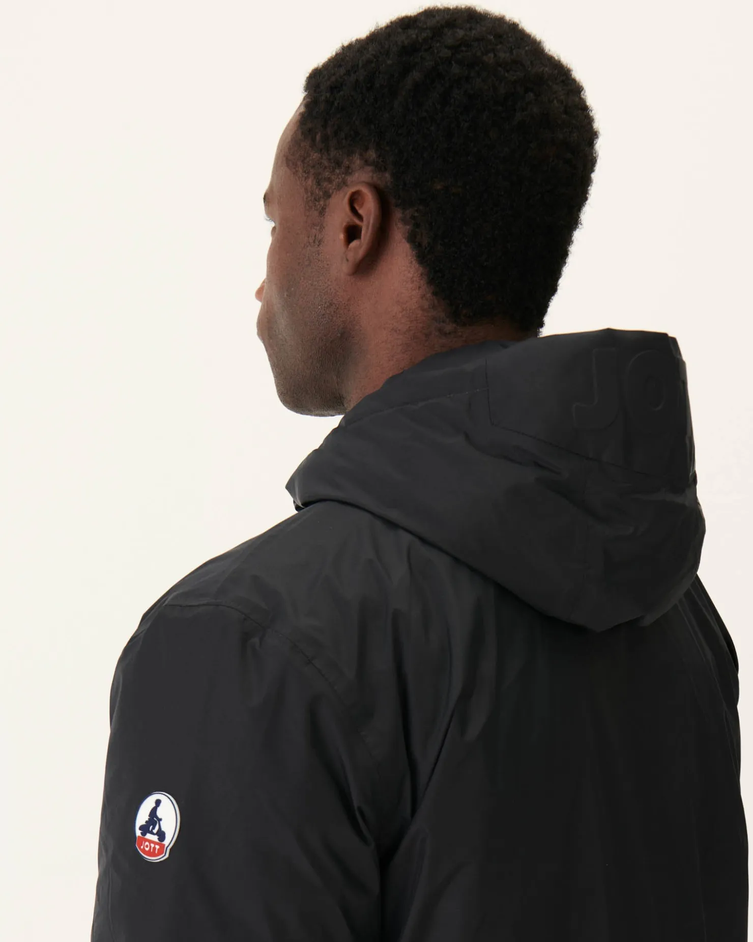 JOTT Long Reversible Hooded Puffer Jacket Black Amsterdam 999 Noir Cheap