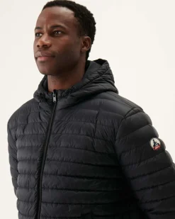 JOTT Long Reversible Hooded Puffer Jacket Black Amsterdam 999 Noir Cheap