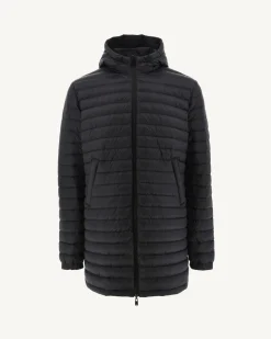JOTT Long Reversible Hooded Puffer Jacket Black Amsterdam 999 Noir Cheap