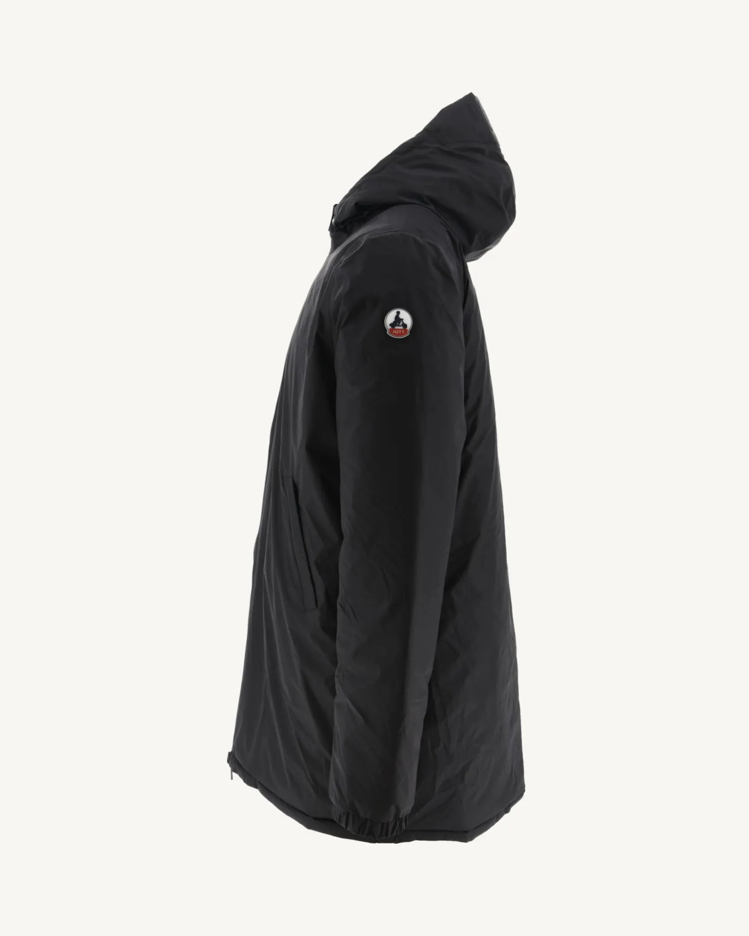 JOTT Long Reversible Hooded Puffer Jacket Black Amsterdam 999 Noir Cheap