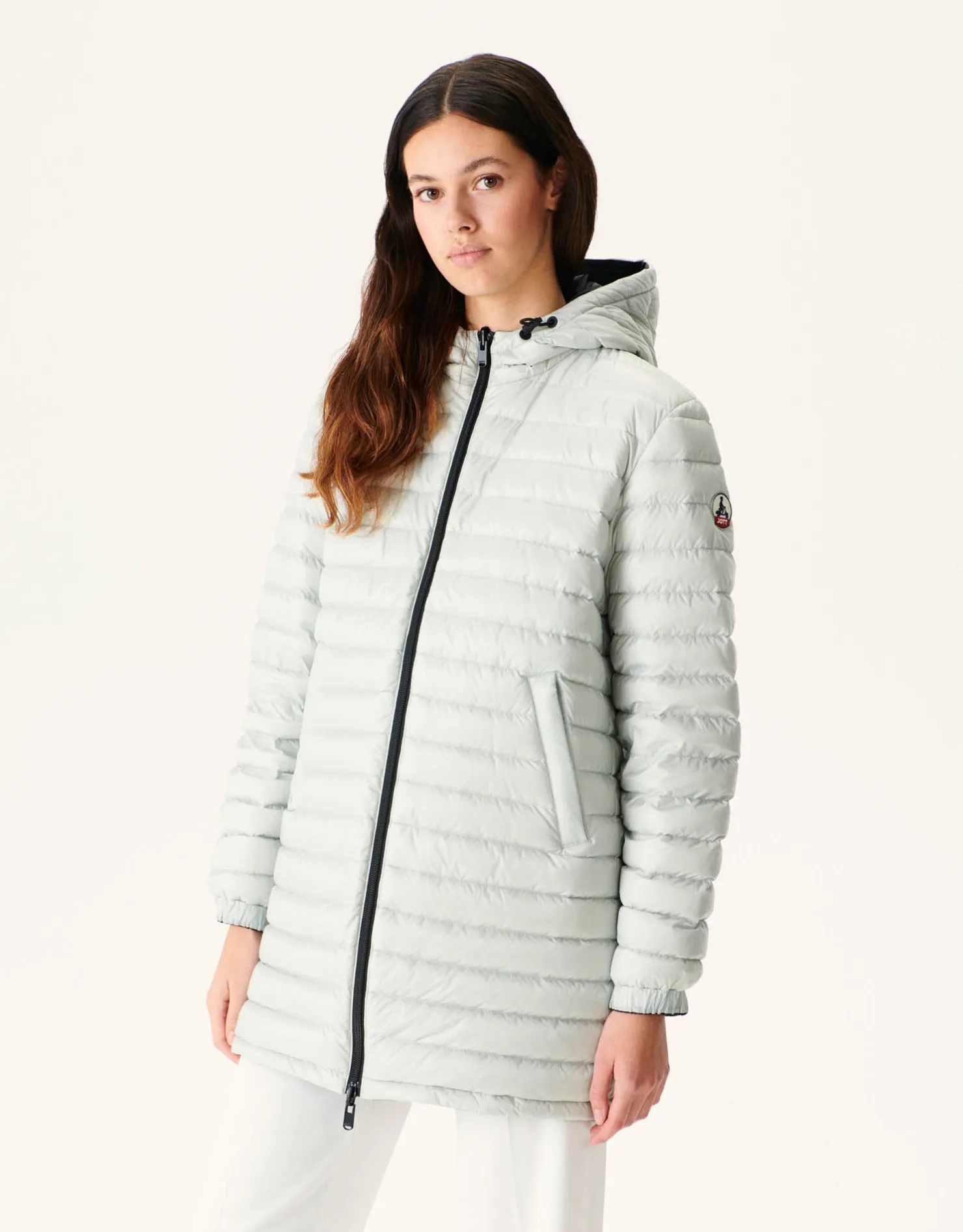 JOTT Long Reversible Puffer Jacket Black/Light Gray Roma 9902 Black / Soft Gray Best