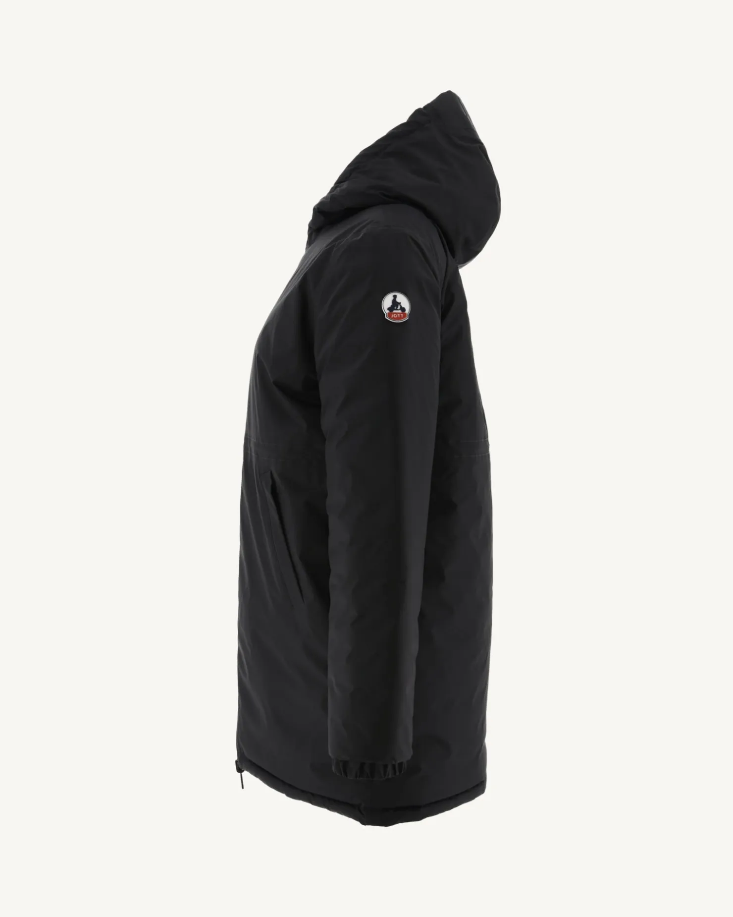 JOTT Long Reversible Puffer Jacket Black/Light Gray Roma 9902 Black / Soft Gray Best