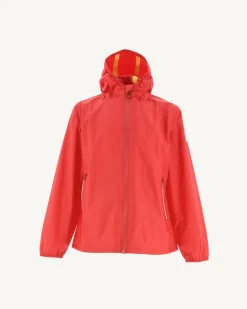JOTT Madeira Children'S Bright Red Hooded Waterproof Jacket 318 Fire Red Hot