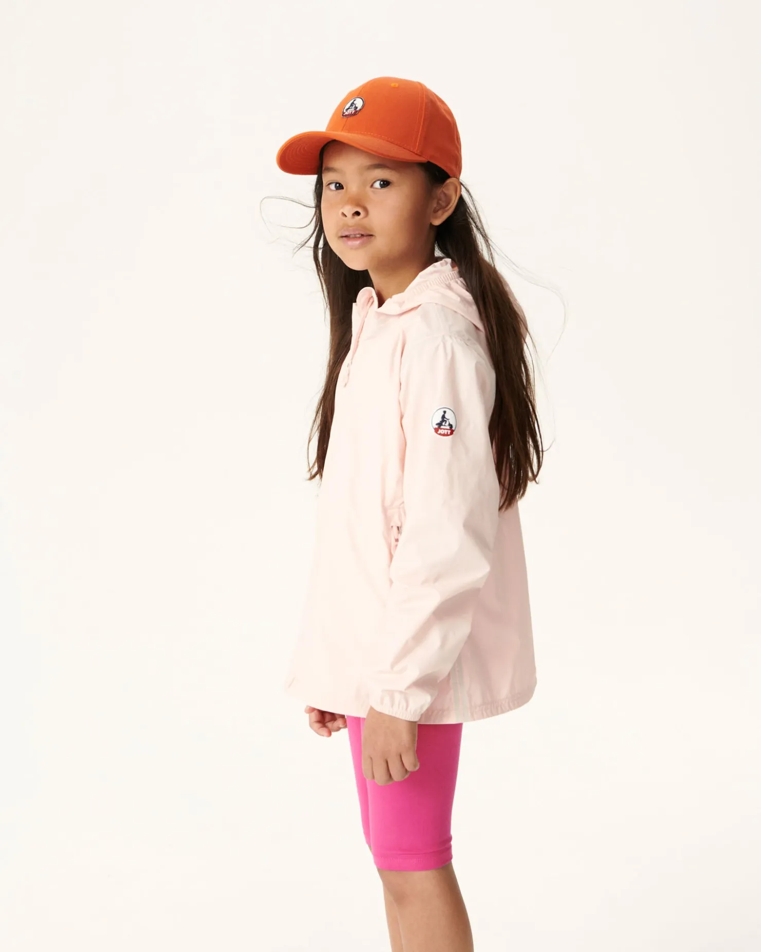JOTT Madeira Children'S Light Pink Hooded Waterproof Jacket 463 Soft Pink New