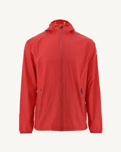 JOTT Manila Bright Red Packable Hooded Jacket 318 Fire Red Best Sale