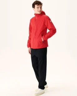 JOTT Manila Bright Red Packable Hooded Jacket 318 Fire Red Best Sale