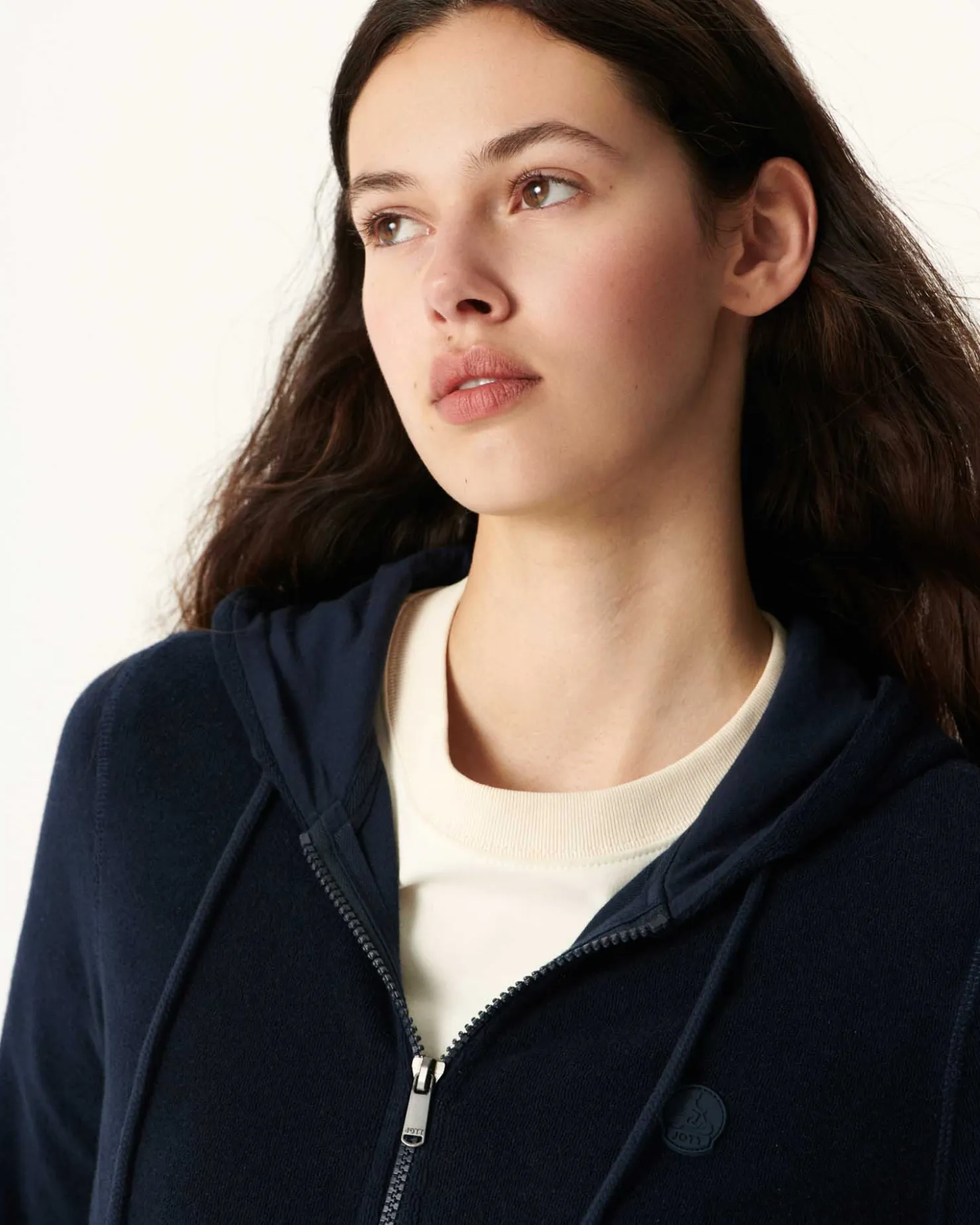 JOTT Marine Corail Zipped Terrycloth Jacket 104 Navy Sale