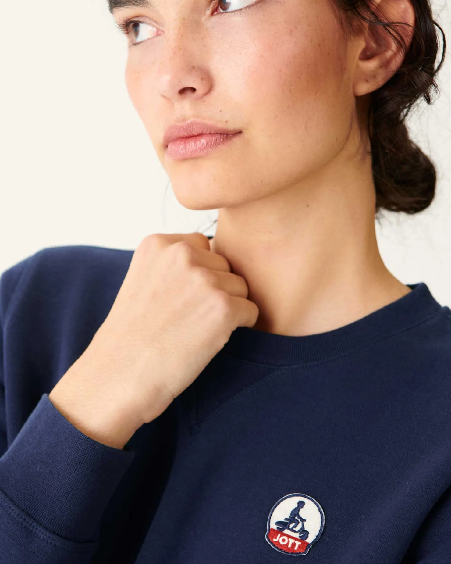 JOTT Marine Elvas Organic Cotton Sweatshirt 104 Navy Hot