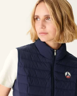 JOTT Marine Grenada Stretch Sleeveless Down Jacket 104 Navy Fashion