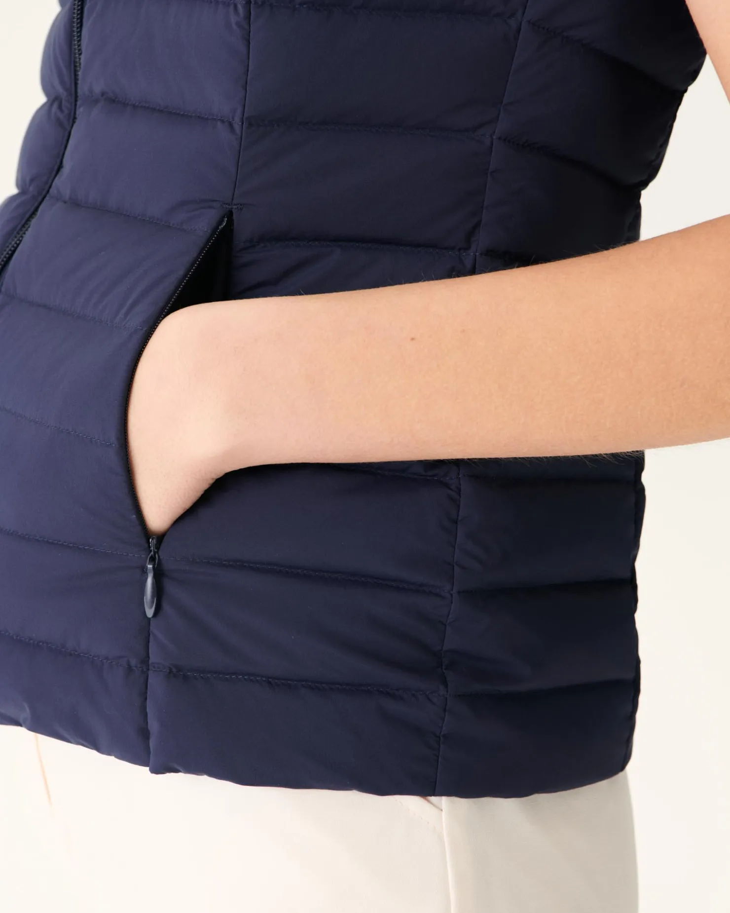 JOTT Marine Grenada Stretch Sleeveless Down Jacket 104 Navy Fashion