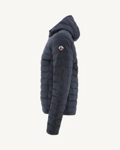 JOTT Marine Lenny Lightweight Hooded Down Jacket 104 Marine Flash Sale