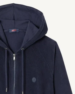 JOTT Marine Nazare Zipped Hooded Jacket 104 Navy Flash Sale