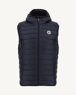 JOTT Marine Pat Hooded Sleeveless Down Jacket 104 Marine Cheap