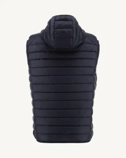 JOTT Marine Pat Hooded Sleeveless Down Jacket 104 Marine Cheap