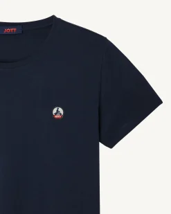 JOTT Marine Rosas Crew Neck T-Shirt 104 Navy Cheap