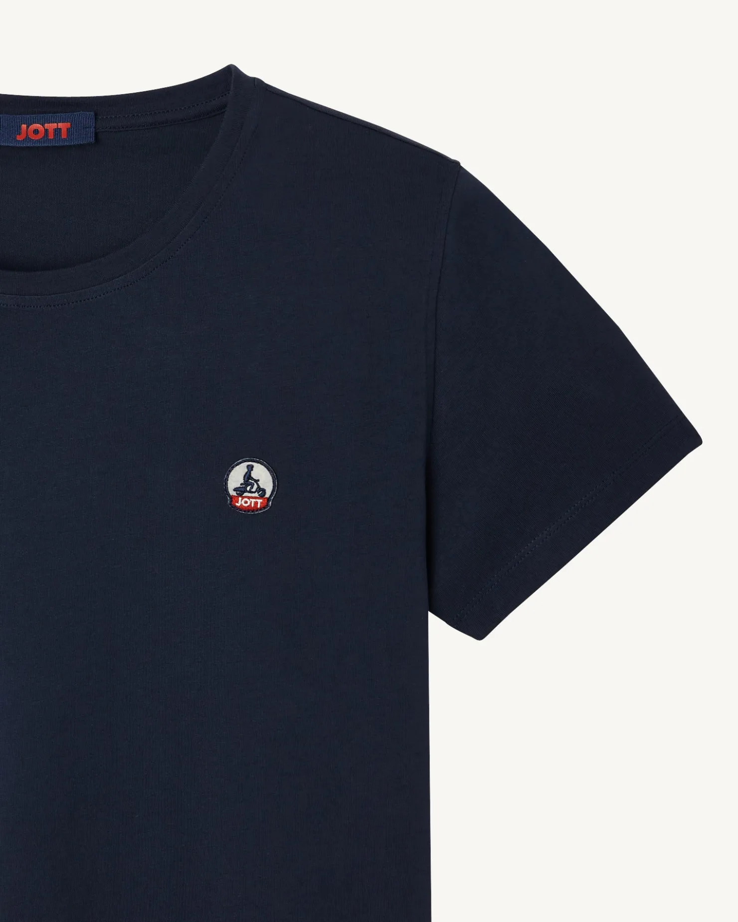JOTT Marine Rosas Crew Neck T-Shirt 104 Navy Cheap