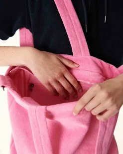 JOTT Maxi Cotton Terry Tote Bag Intense Pink Sand 457 Wild Pink Sale