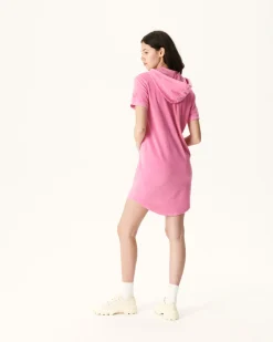 JOTT Meg Intense Pink Terry Dress 457 Wild Pink Clearance
