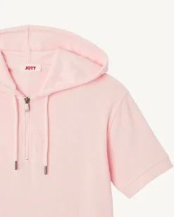 JOTT Meg Light Pink Toweling Dress 463 Soft Pink Discount