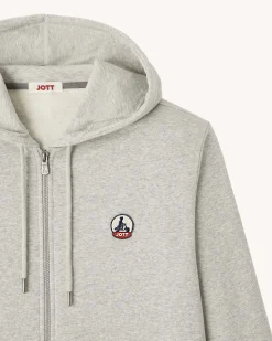 JOTT Men'S Heather Gray Mexico Hoodie 514 Heather Gray Clearance