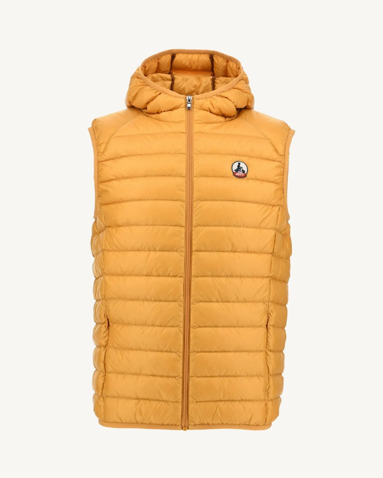 JOTT Mustard Pat Sleeveless Hooded Down Jacket 621 Mustard Fashion