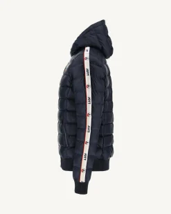 JOTT Navy Ankara Great Cold Hooded Down Jacket 104 Marine Clearance