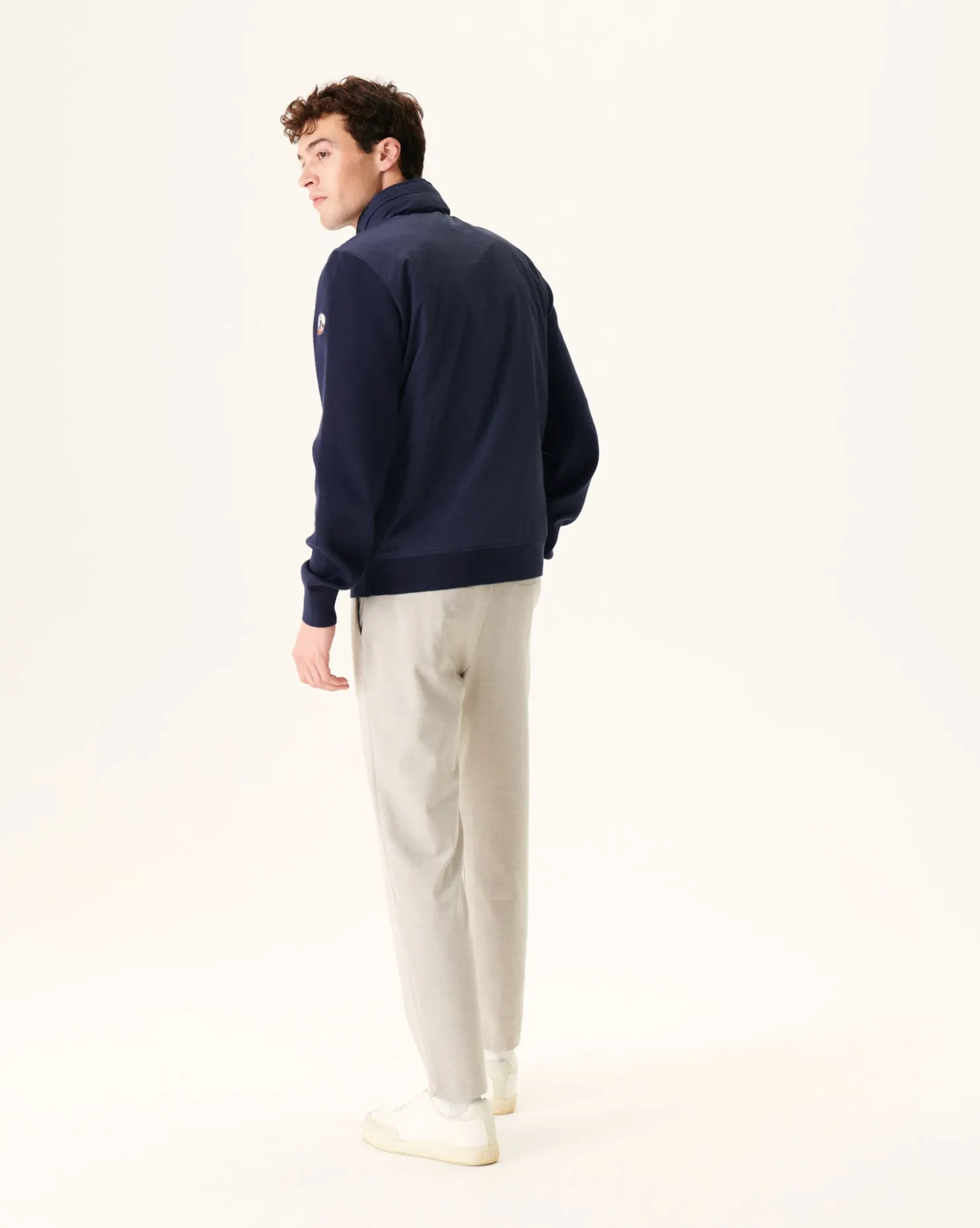 JOTT Navy Bardenas Bi-Material Hooded Jacket 104 Navy Sale