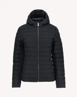 JOTT Navy Cloe Hooded Wool Padded Jacket 104 Marine Cheap