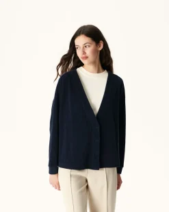 JOTT Navy Pamplona Long Sleeve Cardigan 104 Navy Discount
