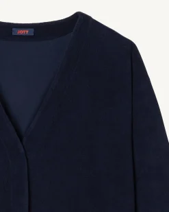 JOTT Navy Pamplona Long Sleeve Cardigan 104 Navy Discount