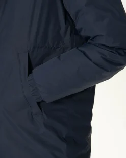 JOTT Navy Roma Reversible Long Down Jacket 104 Marine Cheap