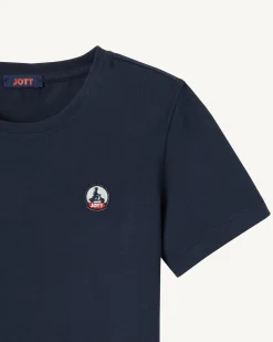 JOTT Navy Round Neck Cotton T-Shirt For Children Rio 104 Navy Best