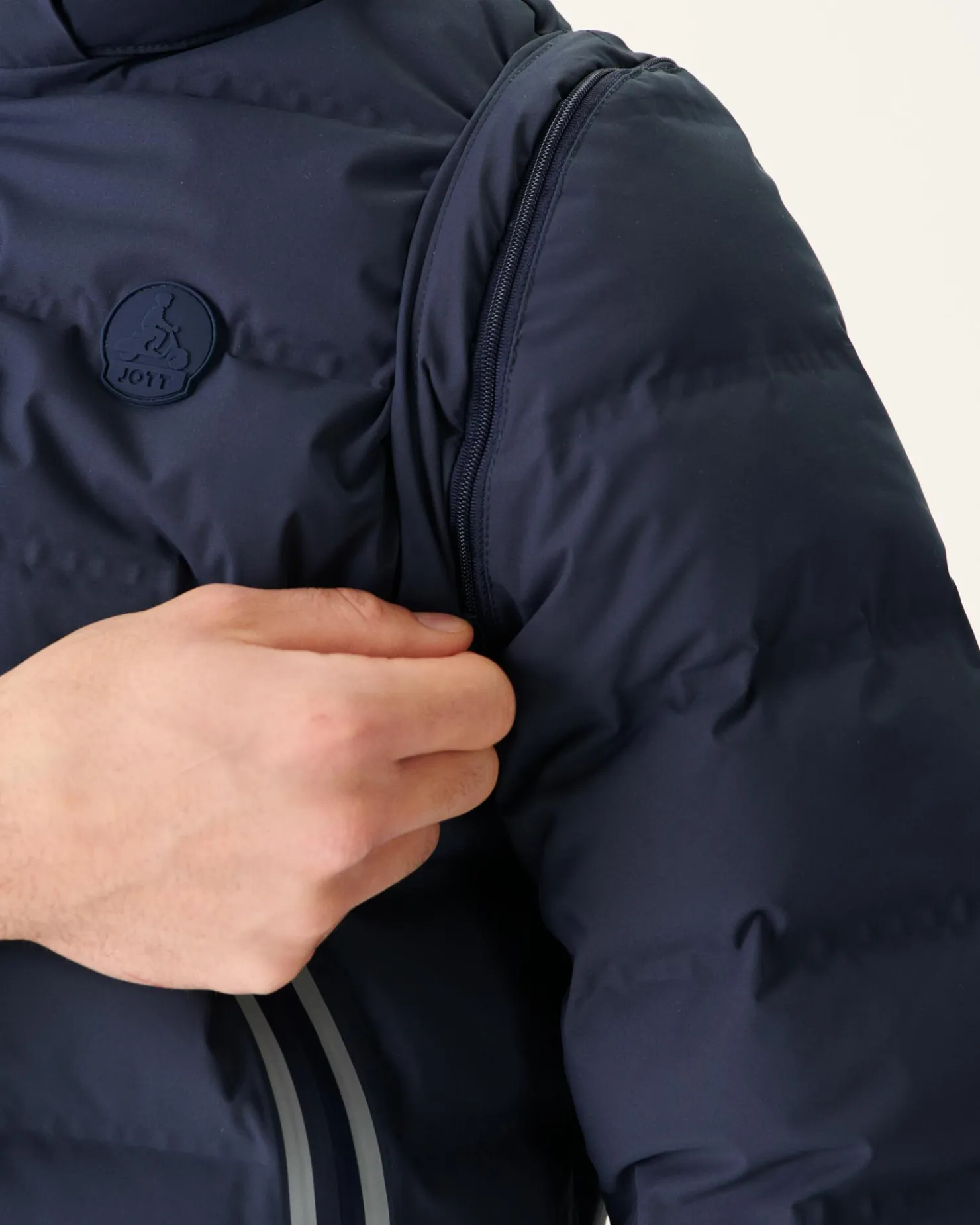 JOTT Navy Ulaan 4-In-1 Hooded Puffer Jacket 104 Navy Discount