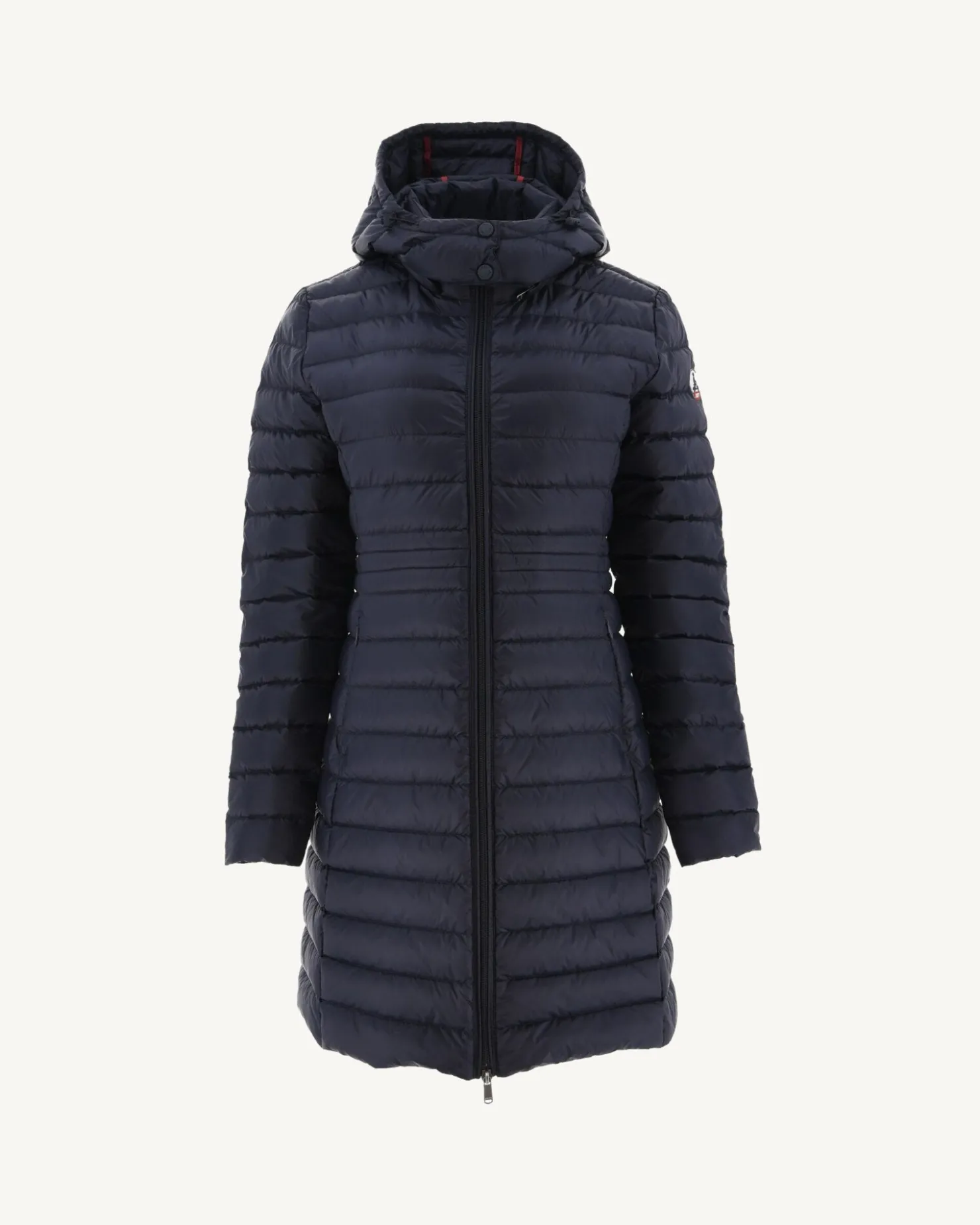 JOTT Navy Vero Long Hooded Puffer Jacket 104 Navy Hot
