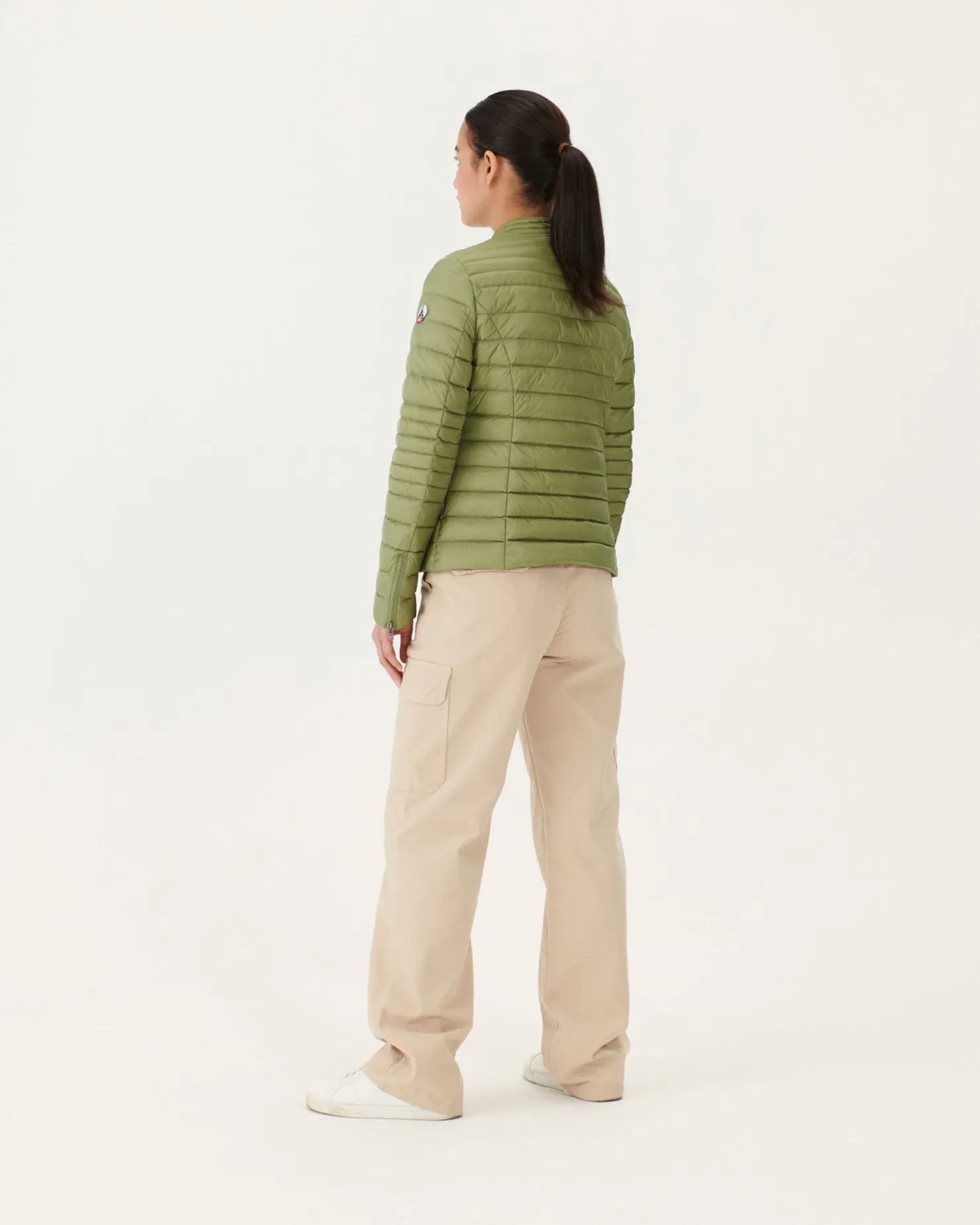 JOTT Nina Light Khaki Lightweight Padded Jacket 247 Bush Store