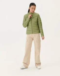 JOTT Nina Light Khaki Lightweight Padded Jacket 247 Bush Store