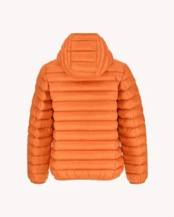 JOTT Orange Hugo Children'S Lightweight Hooded Down Jacket 727 Orange Best Sale